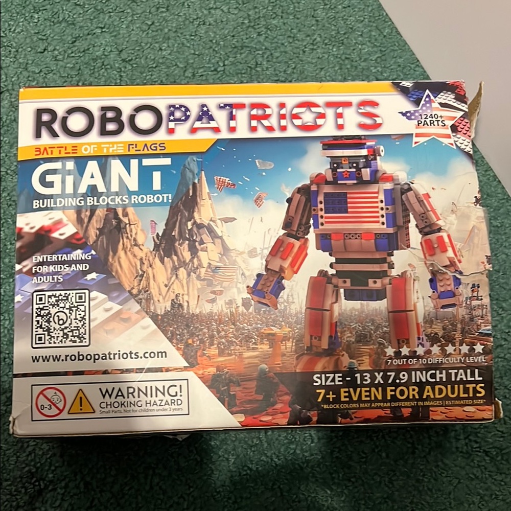 Robopatriots Giant Building Blocks Robot